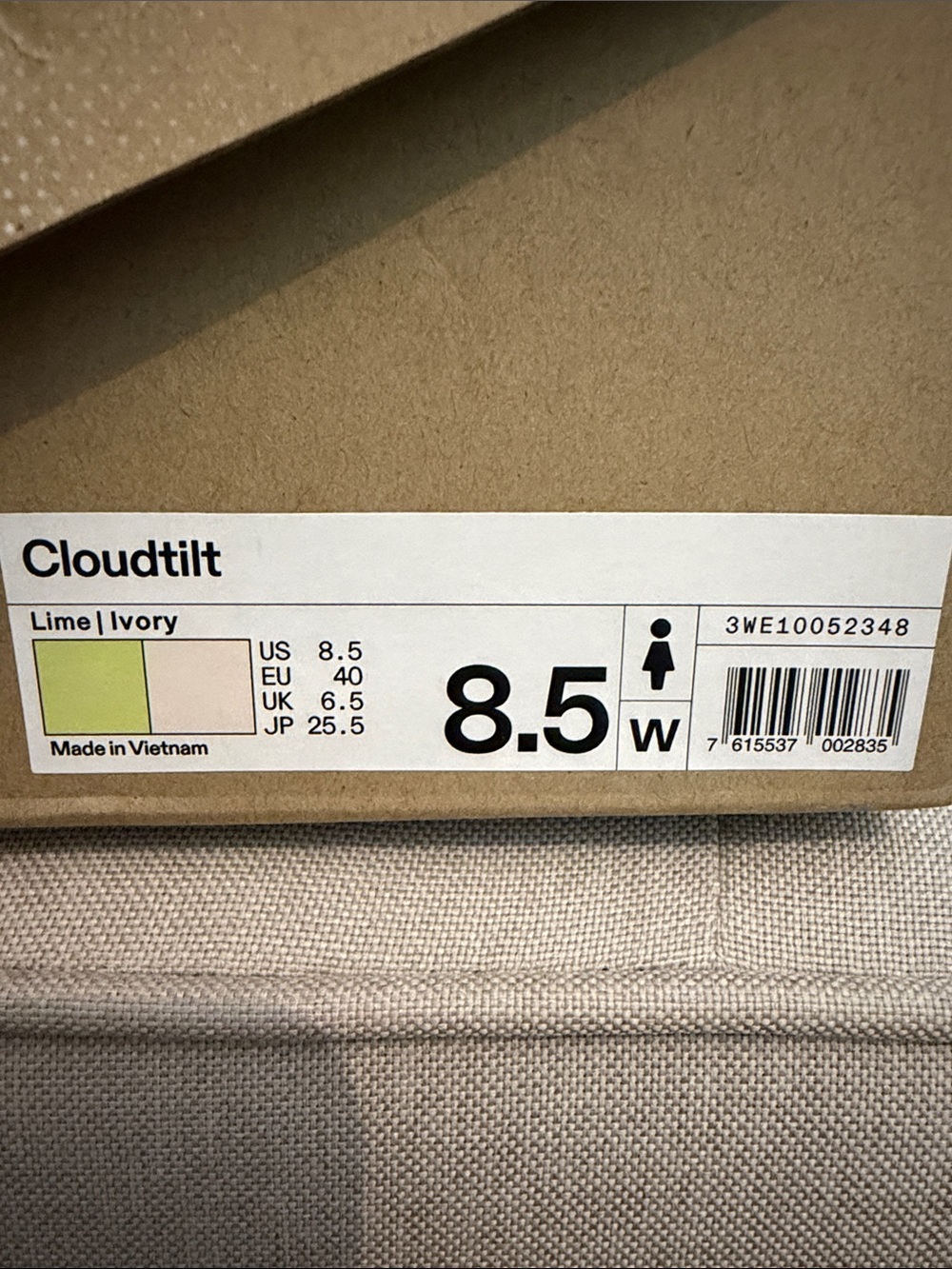 GUC On Cloud Cloudtilt Women's Athletic Shoes Sneakers White Yellow- Size 8.5 - Picture 3 of 11